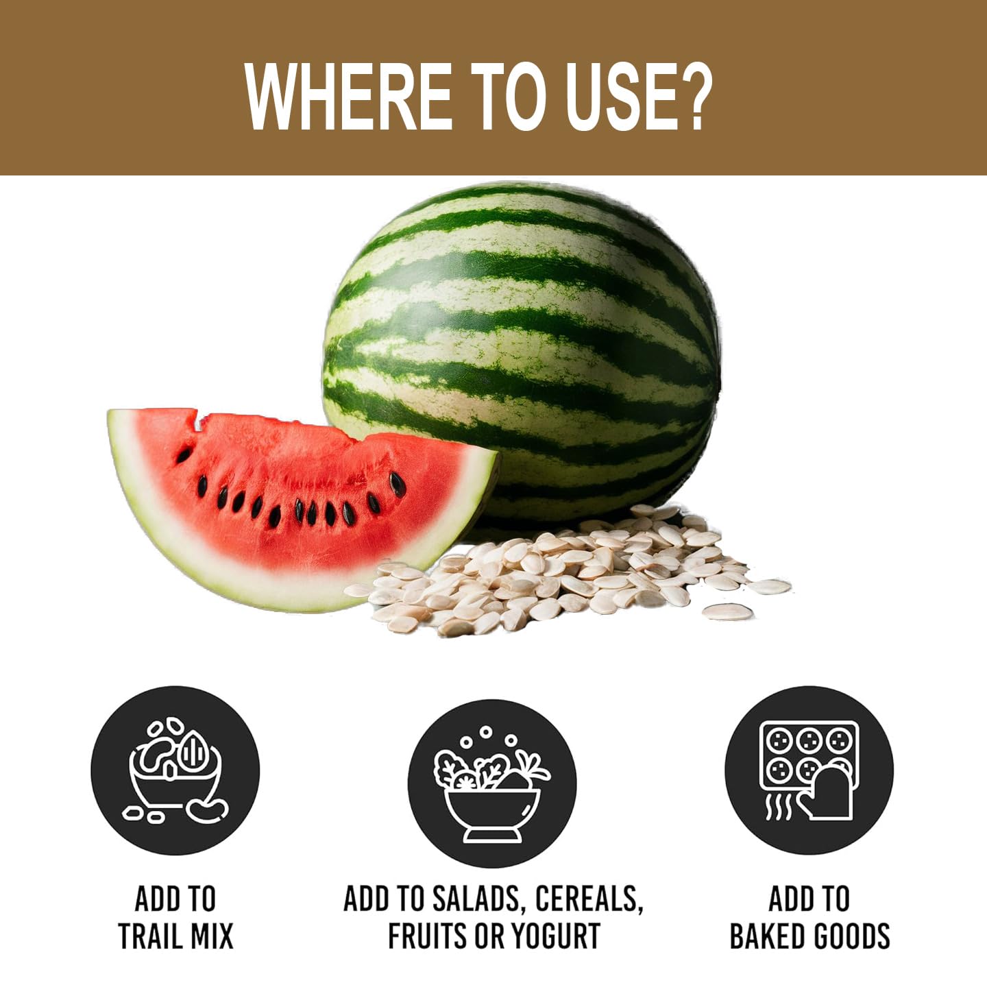 Raw Watermelon Seeds - High Fibre & Protein Superfood