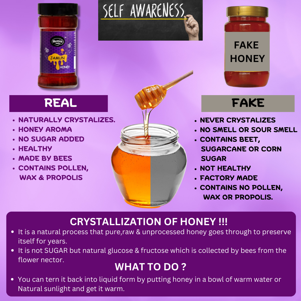 Jamun Honey - Pure Natural Sweetener with Unique Flavor