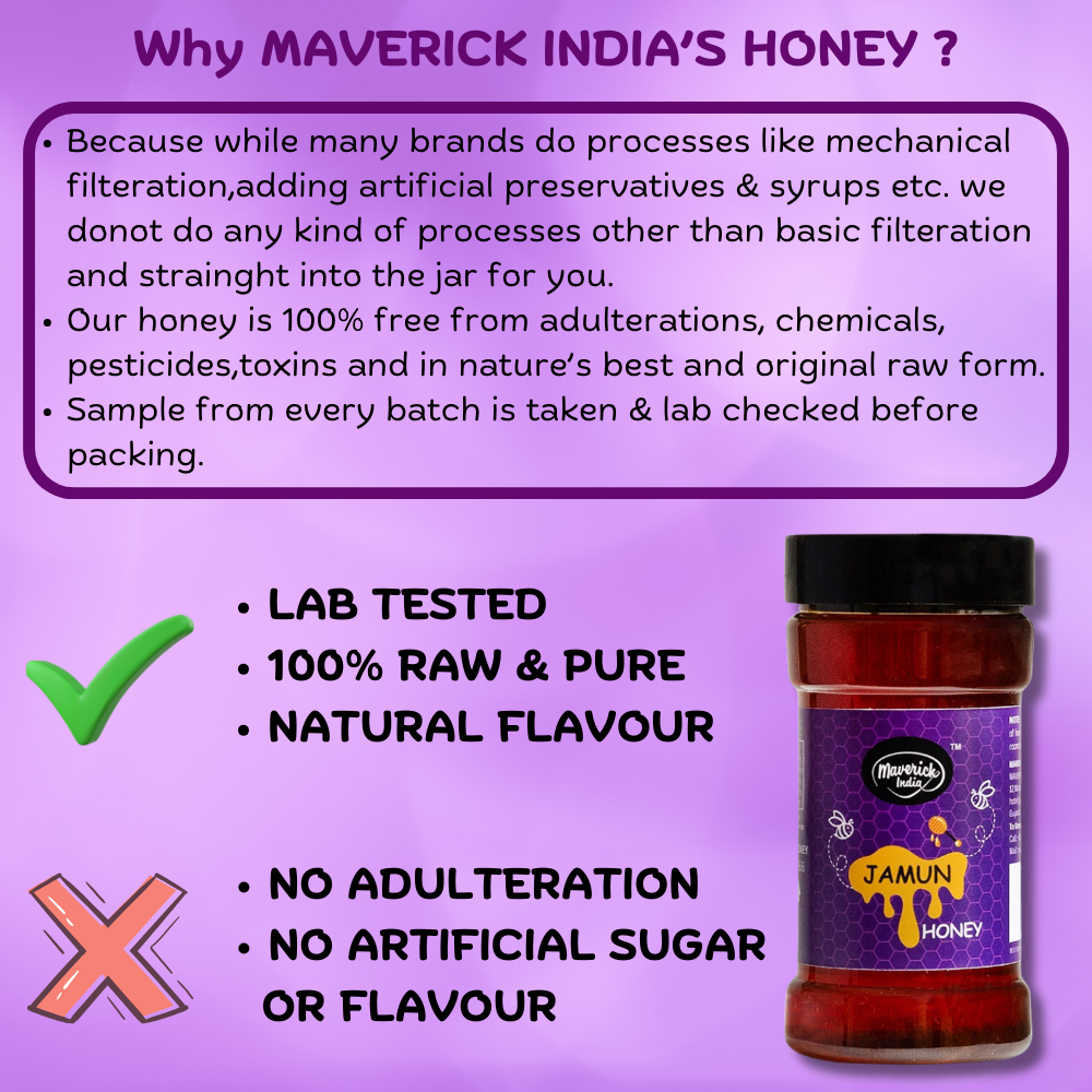 Jamun Honey - Pure Natural Sweetener with Unique Flavor