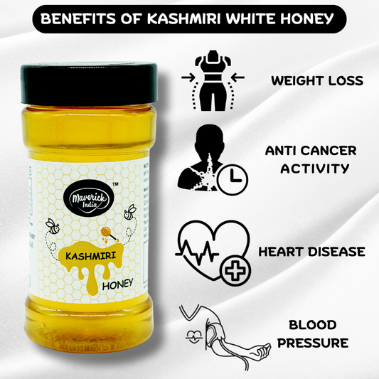 Kashmiri White Honey - Pure & Natural Sweetener