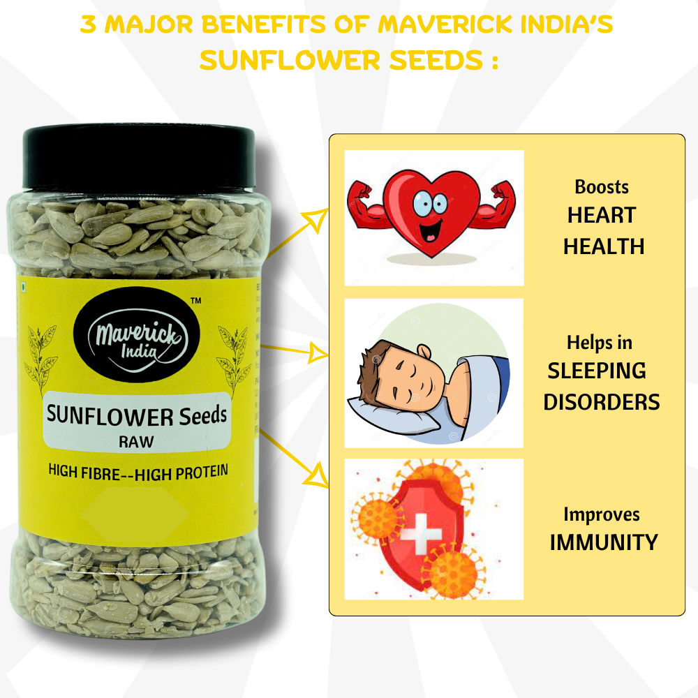 Raw Sunflower Seeds - High Fibre & Protein Superfood