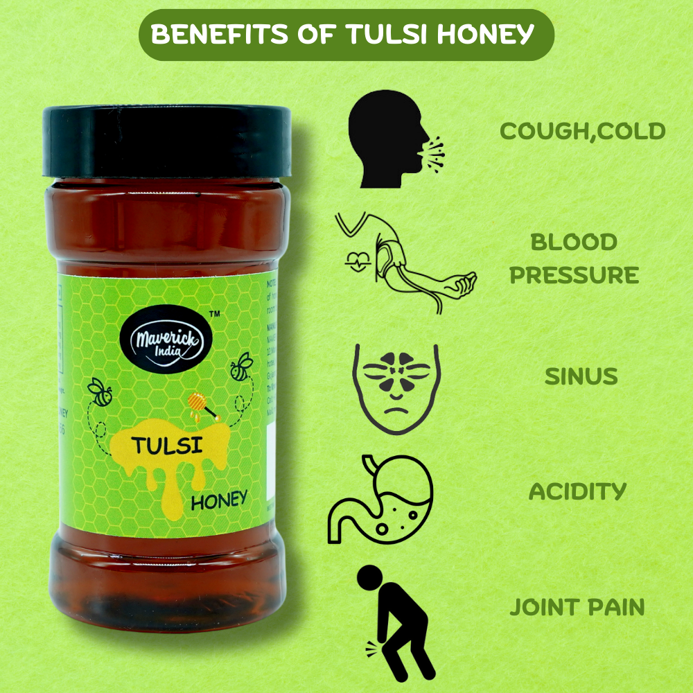 Tulsi Honey - Pure Natural Sweetener with Herbal Benefits