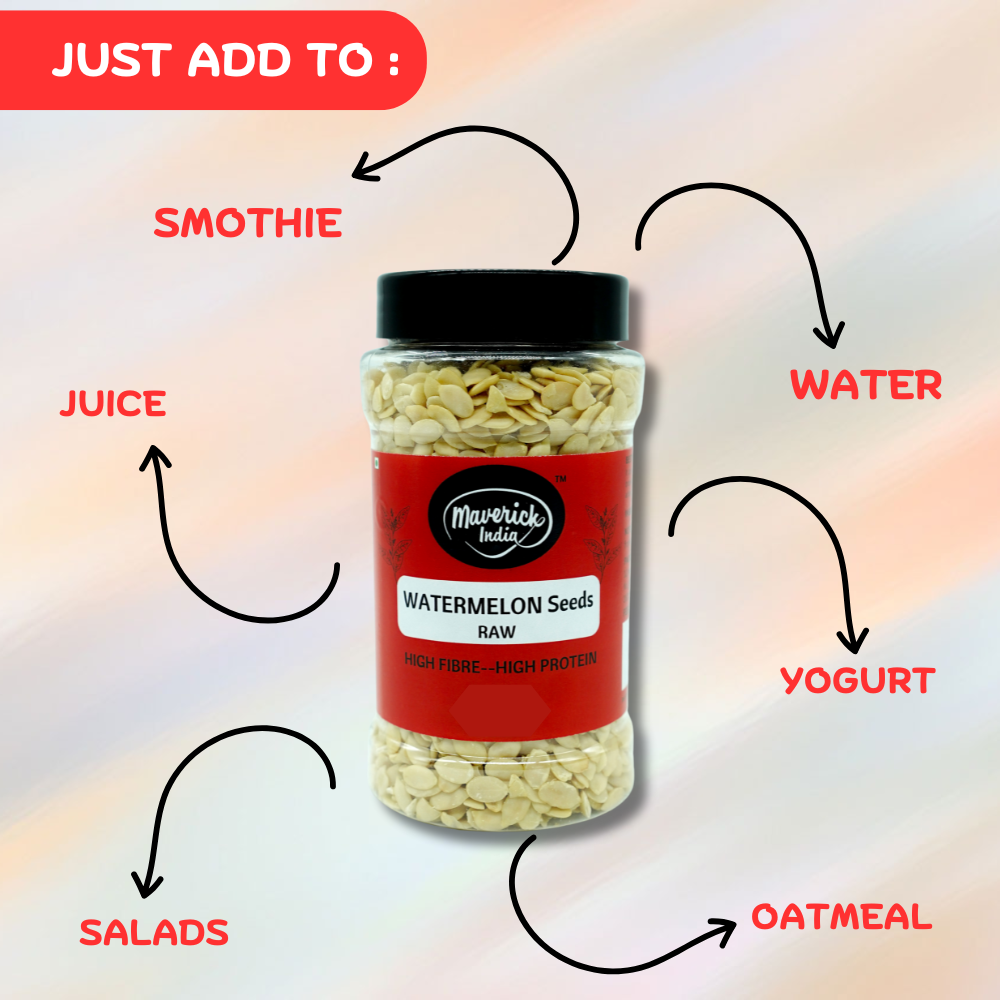 Raw Watermelon Seeds - High Fibre & Protein Superfood