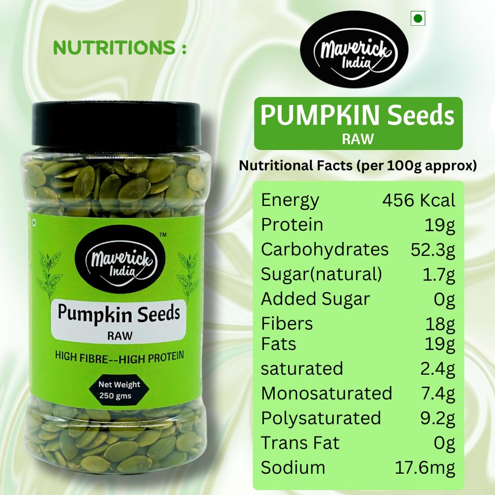 Raw Pumpkin Seeds - High Fibre & Protein Superfood