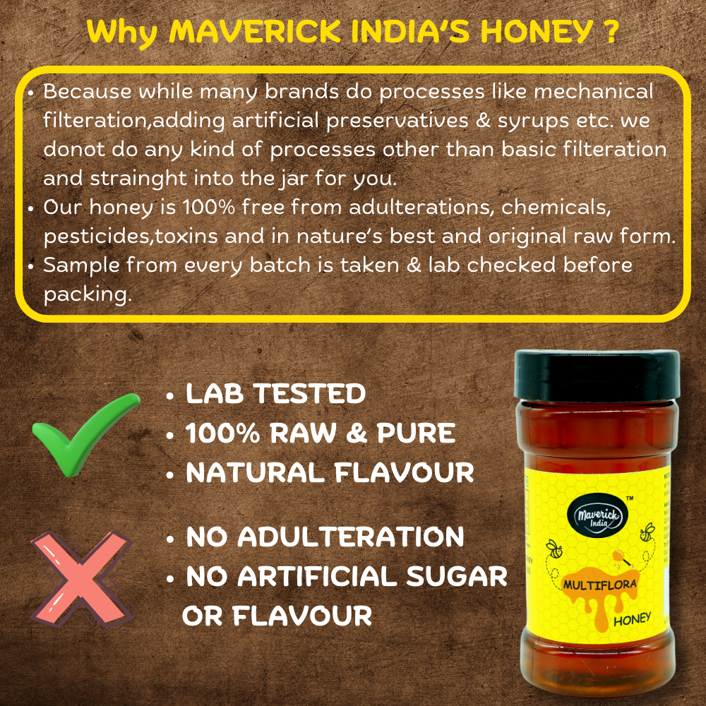 Himalayan Multiflora Honey - 100% Pure Natural Sweetener for Everyday Use