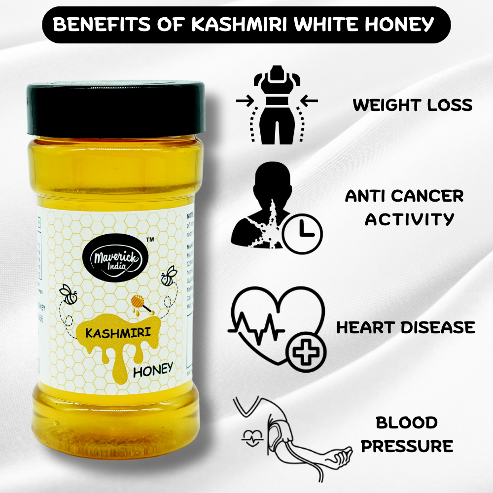 Kashmiri White Honey - Pure & Natural Sweetener