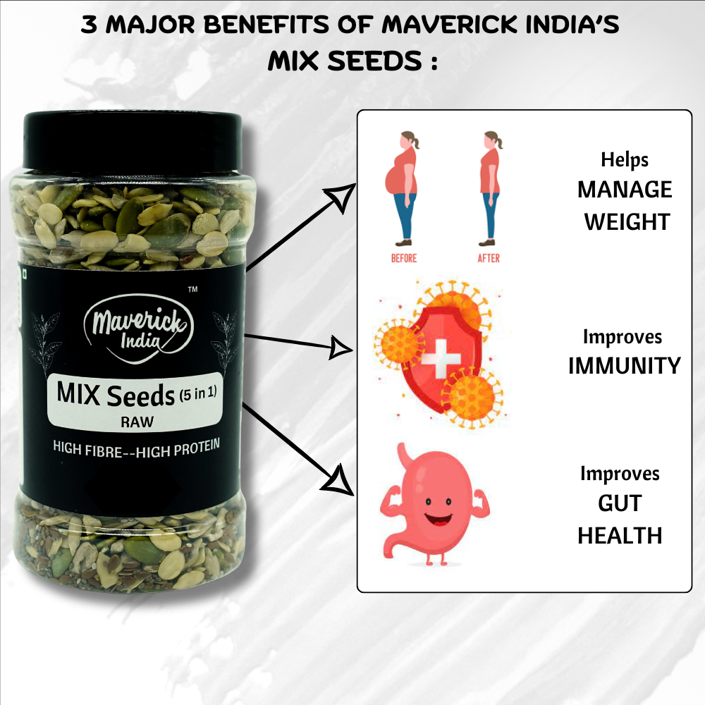 5-in-1 Mix Seeds - High Fibre & Protein Superfood